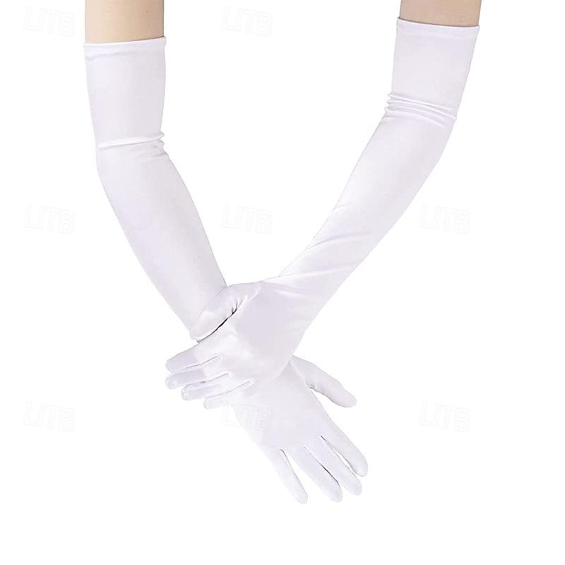 mote voksne kvinner sateng hansker lange sexy votter kveld fest elegant brudekjole hansker 2026 - $16.99 –P3
