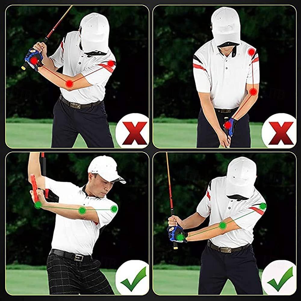 Golf Swing Trainer Swing Aid Arm Posture Corrector Tool mprove Swing Speed Training the Perfect Training Aid for Beginners and Professionals 2024 - $19.99 –P7