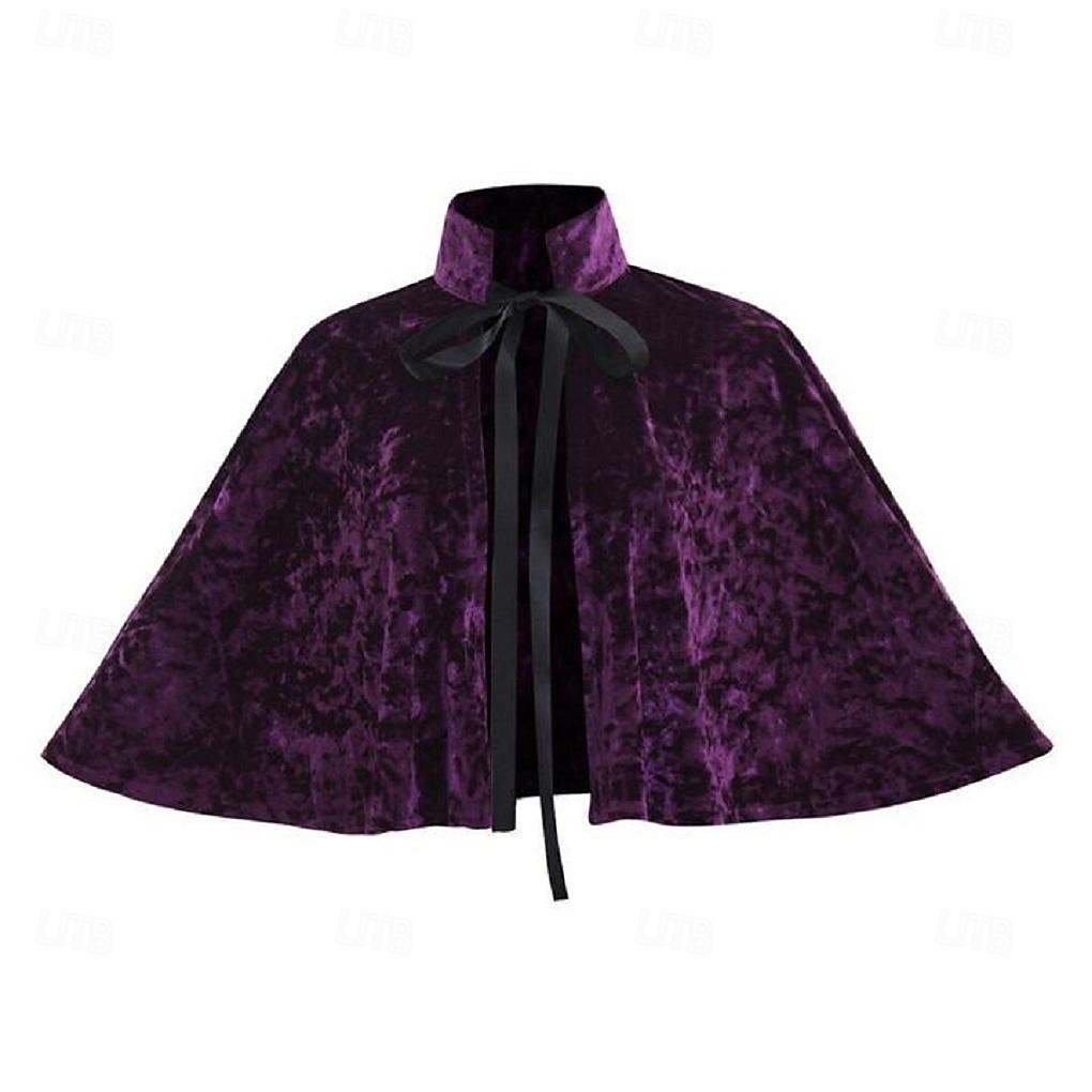 retro vintage punk&amp; gotic medieval secolul al XVII-lea pelerina cosplay costum pelerină vrăjitoare medic ciuma bărbați femei spectacol de halloween târg renascentist pelerină larp mantie medievală 2026 - $32.99 –P2