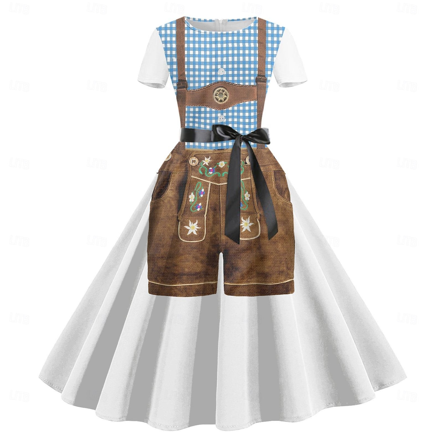 Halloween Oktoberfest Dress Maid Bavarian German Munich Wiesn Women's Traditional Style Cloth 2026 - $29.99 –P2