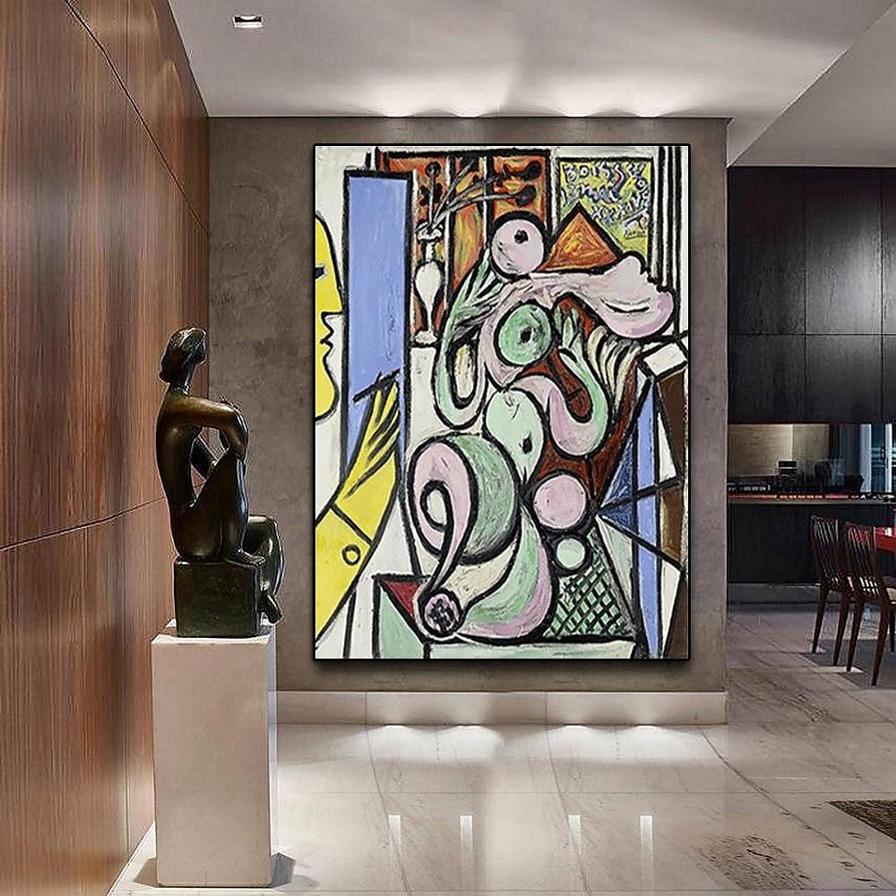 Pablo Picasso, der Maler, Ölgemälde, handgemaltes Guernica-Ölgemälde auf Leinwand von Pablo Picasso, Museumsqualität, 100 % handgemalt 2025 - $139.99 –P4
