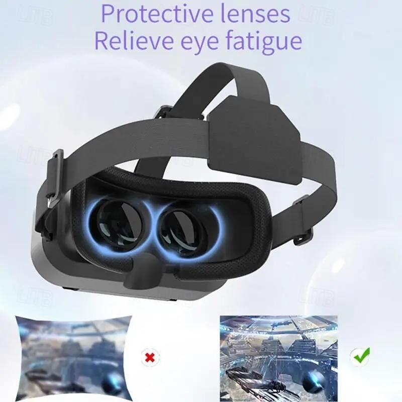 3D VR Headset Smart Virtual Reality Glasses VR Helmet For IPhone/Android Smartphones Phone Lenses With Controllers Binoculars 2025 - $25.99 –P3