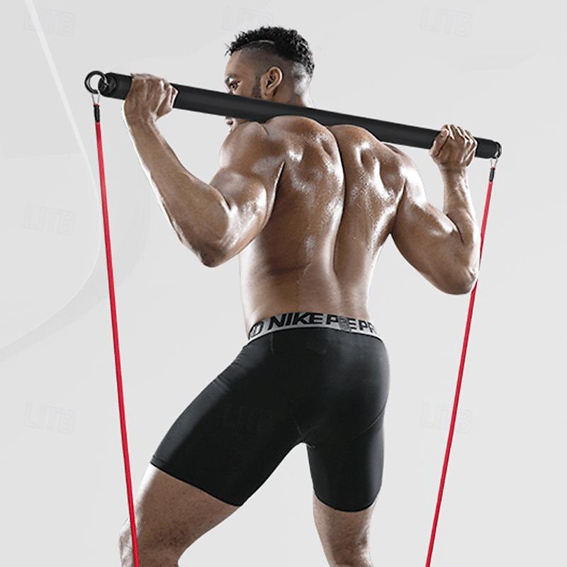 Set di 11 pezzi di bodhi stick cintura di resistenza per il fitness corda di tensione set di corde elastiche attrezzatura per la tensione tpe pilates del 2025 a $36.99 –P7