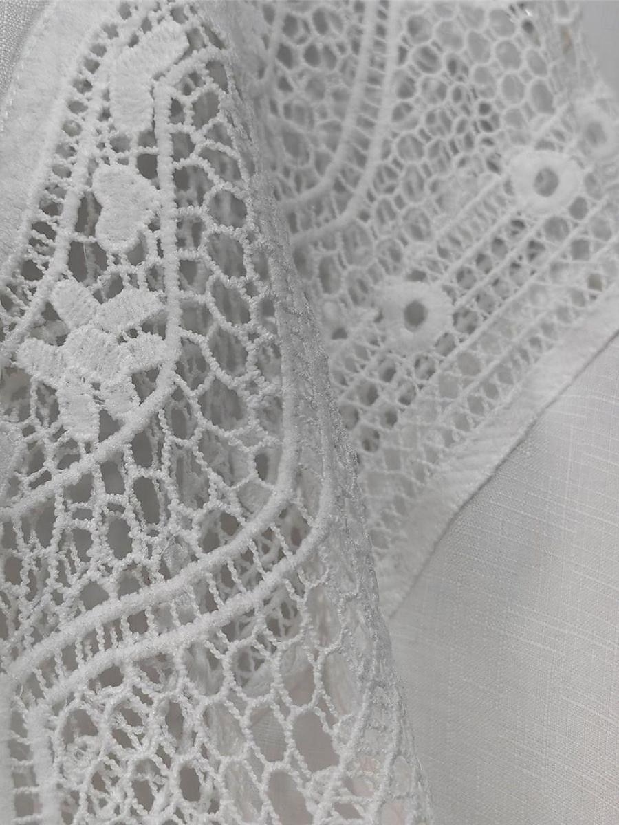 Pentru femei Rochie Mini Rochii inspirate din in Rochie albă Rochii Tip Cămașă Șal Hawaiană Vacanță Concediu Plajă Potrivire Largă Manșon Lung Guler Cămașă Negru Alb Vară 2025 - $32.99 –P16
