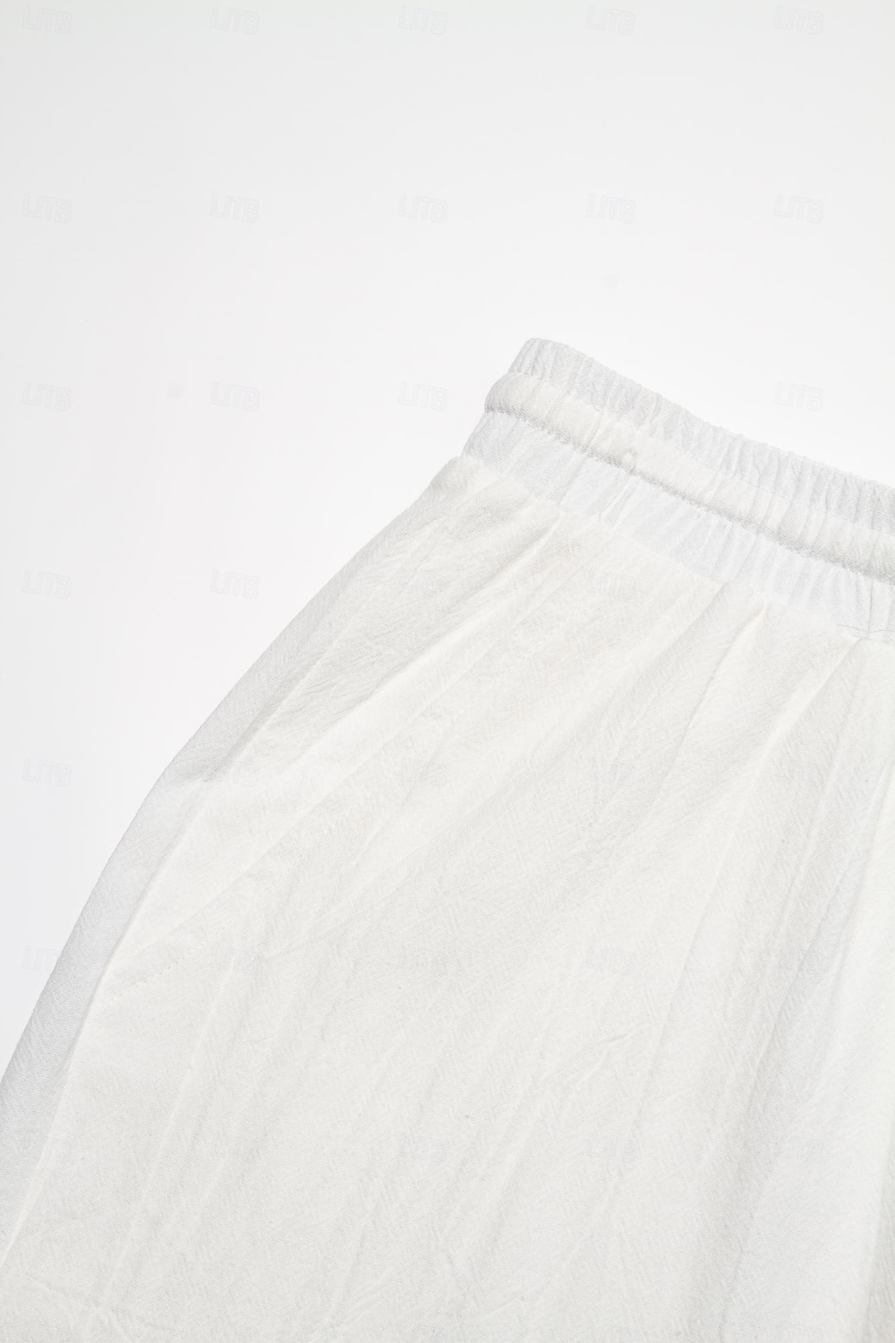 Homens Calção Shorts de verão Shorts de praia Com Cordão Cintura elástica Perna reta Tecido Conforto Respirável Curto Casual Diário Feriado Moda Estilo Clássico Branco Azul Marinha de 2025 por $16.49 –P4