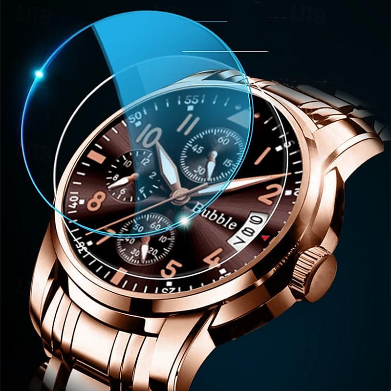New Bubble Brand Men'S Watches Light Luxury High Value Hundred Quartz Watch Luminous Waterproof Calendar Digital Men'S Sports Watch 2025 - $19.99 –P3