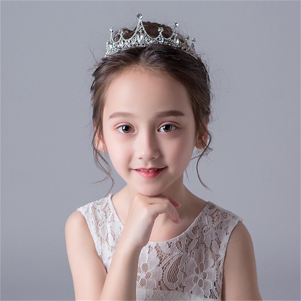 Couronne pour enfants, couvre-chef pour filles, bandeau en cristal, accessoires de mariage, spectacle d'anniversaire pour enfants de 2025 ? $8.49 –P2