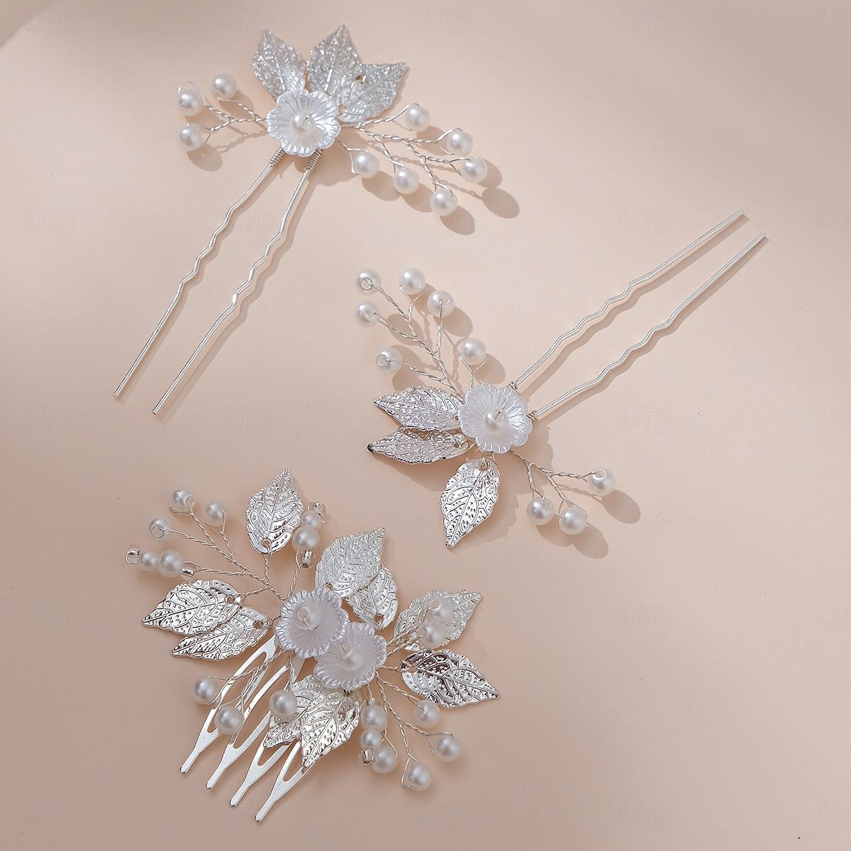 Haarkämme Kopfschmuck Kopfbedeckung Künstliche Perle Strass Hochzeit Cocktail Retro Hochzeit Mit Strass Kunstperlen Kopfschmuck Kopfbedeckung 2025 - $18.99 –P3