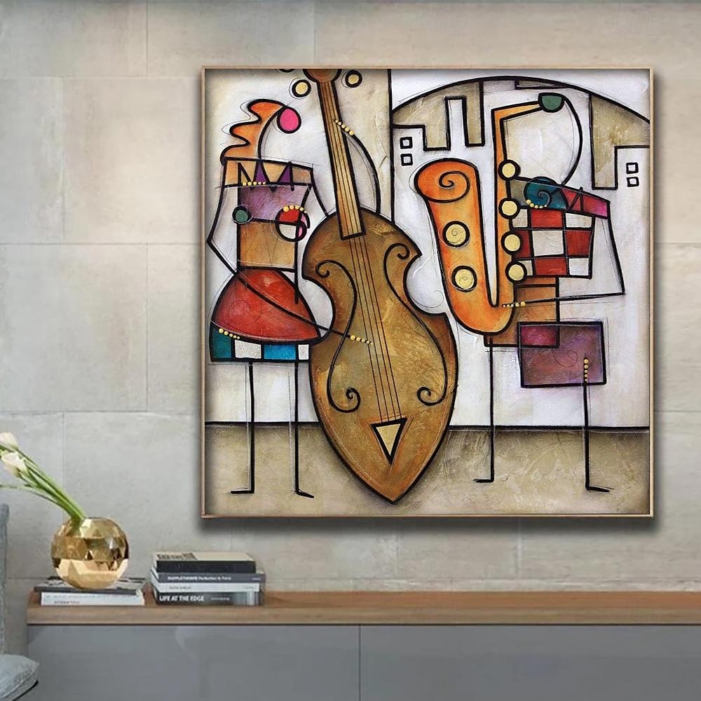 dipinto a olio fatto a mano su tela decorazione della parete di arte famoso picasso figura astratta per la decorazione domestica pittura senza cornice arrotolata non stirata del 2025 a $83.99 –P8