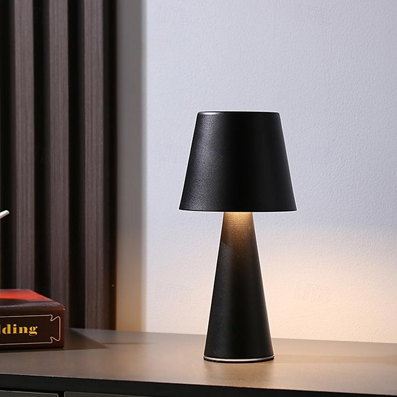 1 stk oppladbar nordisk bordlampe, enkel moderne bordlampe for spisestue soverom nattbordslampe 2025 - $25.99 –P6