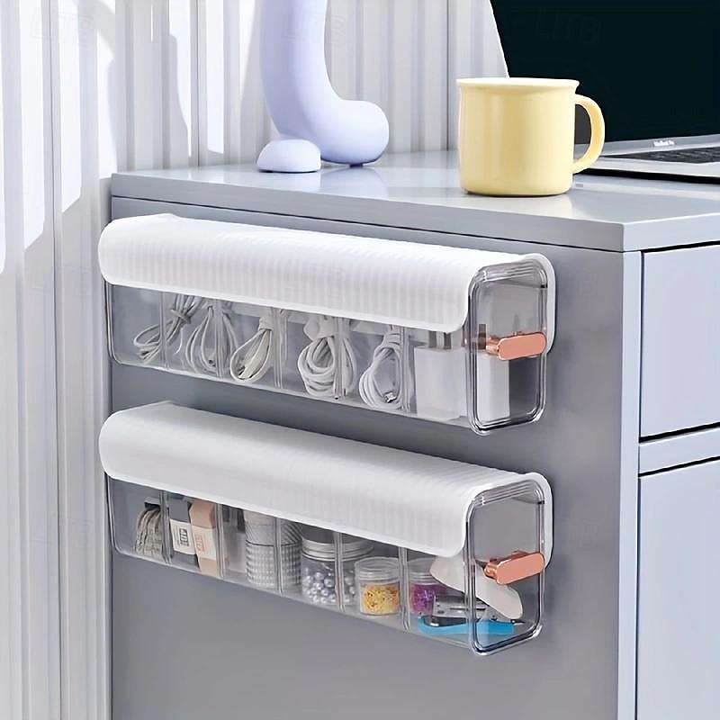 Wall-Mounted Organizer Box Sleek, Lightweight Design for Cosmetics, Cables & Desktop Items 2025 - $11.99 –P7