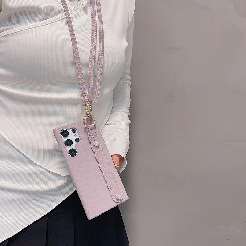 Phone Case For Samsung Galaxy S24 Ultra Plus S23 Ultra Plus S22 Plus  Ultra A55 A35 A25 A15 5G A54 A34 A14 A53 A33 A23 A13 A22 S25 Ultra for Women Girl with Stand Holder Ring Holder with Lanyard Retro 2025 - $21.99 –P9