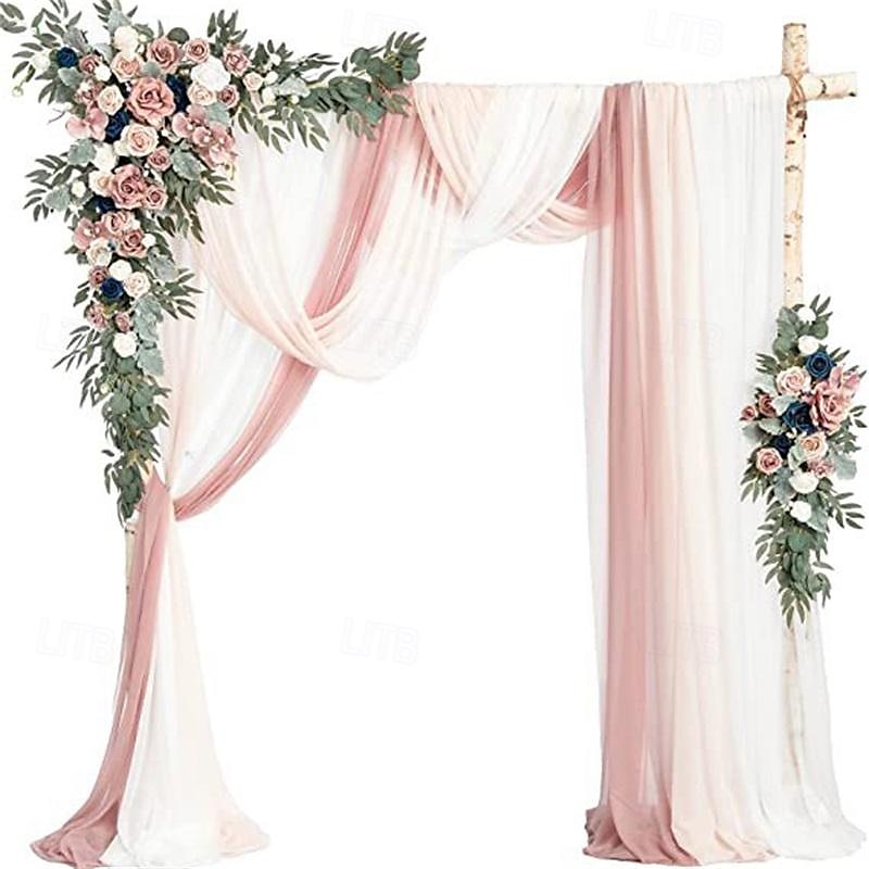 Hochzeitsbogen-Blumensimulationsblumen-Set mit fünf künstlichen Plaketten, Blumendekoration, Blumenarrangement 2025 - $136.49 –P11