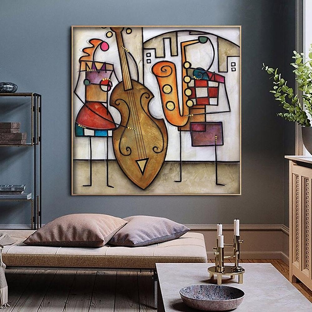 dipinto a olio fatto a mano su tela decorazione della parete di arte famoso picasso figura astratta per la decorazione domestica pittura senza cornice arrotolata non stirata del 2025 a $83.99 –P7
