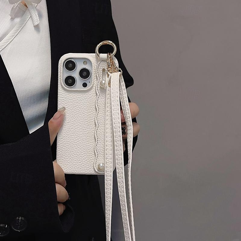Phone Case For iPhone 16 iPhone 15 Pro Max Plus iPhone 14 13 12 11 Pro Max Plus Mini SE for Women Girl with Stand Holder with Lanyard with Wrist Strap Retro TPU PU Leather 2025 - $22.99 –P11