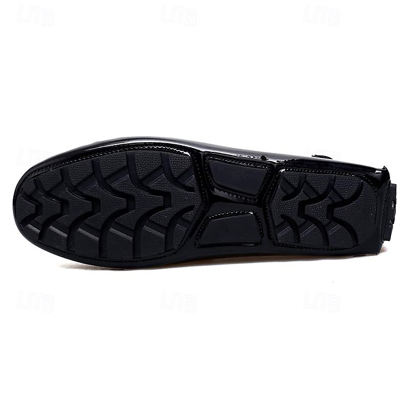 Herren Loafer & Slip On Mokkasin Penny Loafers Loafer fahren Wanderschuhe Geschäftlich Brautkleider schlicht Britischer Gentleman PU Rutschfest Halbschuhe Schwarz Weiß Gelb Herbst 2025 - $46.99 –P4