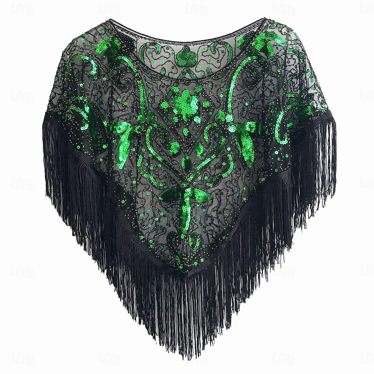 Retro / vintage Urlați 20 de ani Anii 1920 Costum de petrecere Șaluri Gatsby Charleston Invitat la nuntă Paiete Franjuri Costume de fancy Pentru femei Crăciun Carnaval An Nou Nuntă Invitat la nunta 2025 - $17.99 –P15