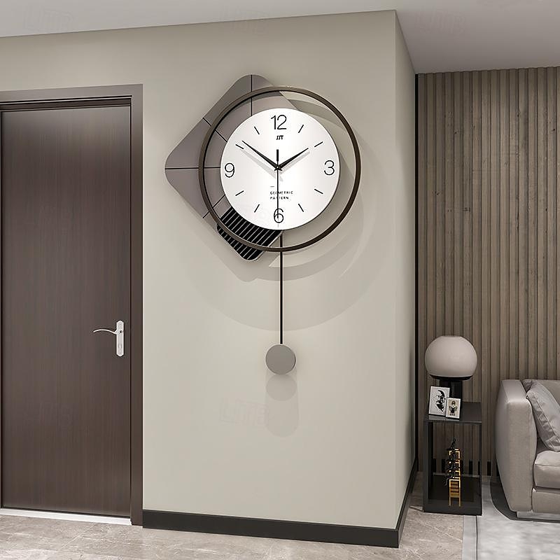 Design moderno relógio de parede grande balanço sala de estar relógios 3d simples pendurado horologe decoração de casa relógio de parede 49*73cm 55*80cm 40*60cm de 2025 por $92.99 –P3