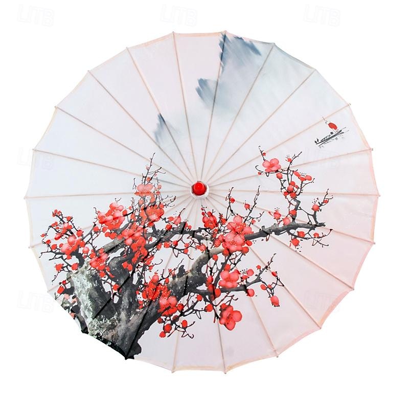Silk Cloth Parasol (33-inch Peony) - Chinese Japanese Style Paper Umbrella - For Weddings And Personal Sun Protection Asdf Christmas 2025 - GBP £18 –P17