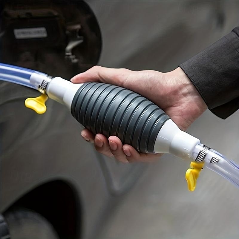 Pompe à carburant manuelle haut débit voiture moto siphon à main eau réservoir de poisson huile essence essence diesel outils de transfert de liquide universels de 2025 ? $18.99 –P1