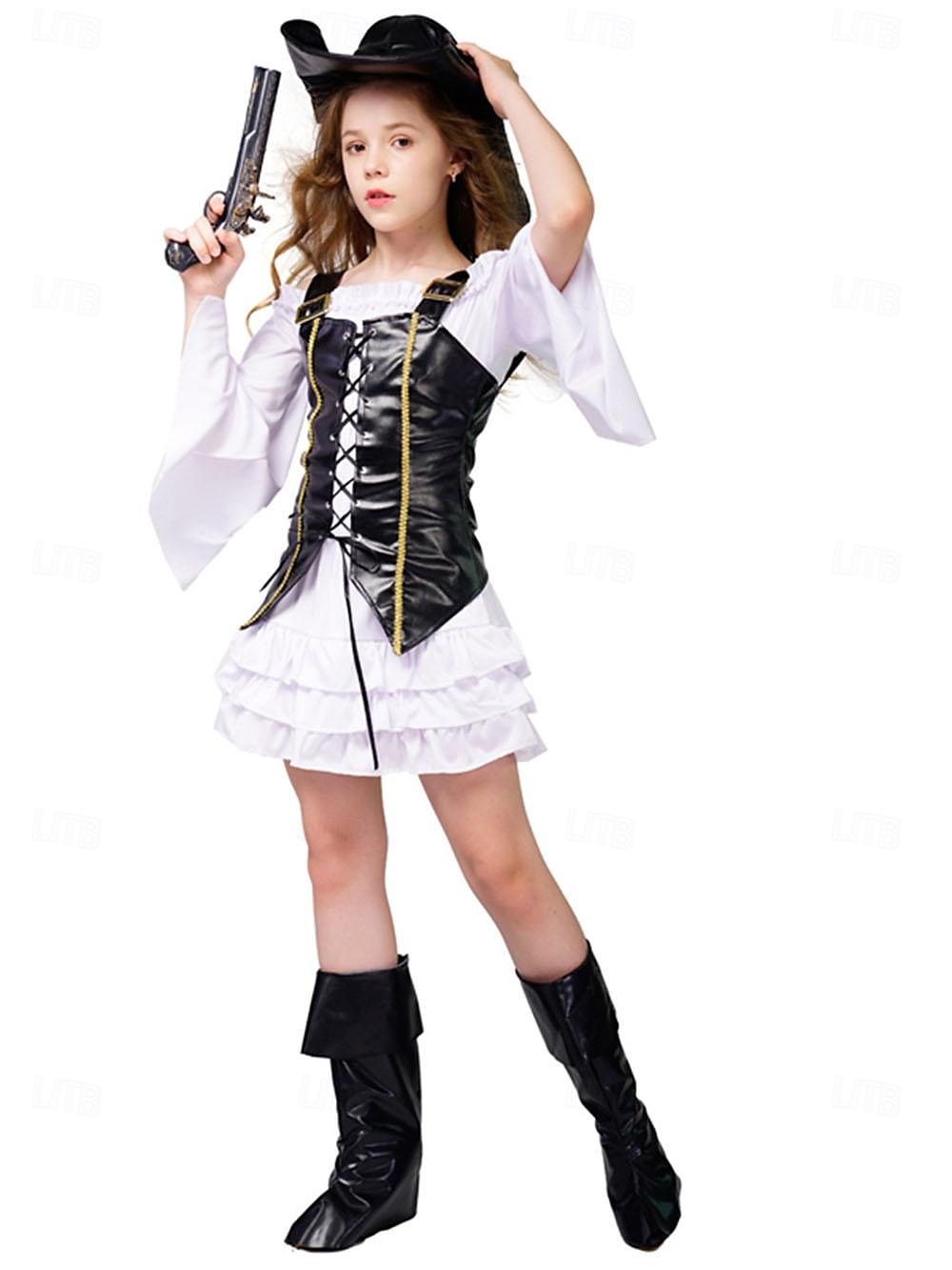 Pirates of the Caribbean Cosplay-Asut Asut Cosplay Naamiaiset for Tyttöjen Lasten Karnevaali Naamiaiset 2026 - $47.99 –P3