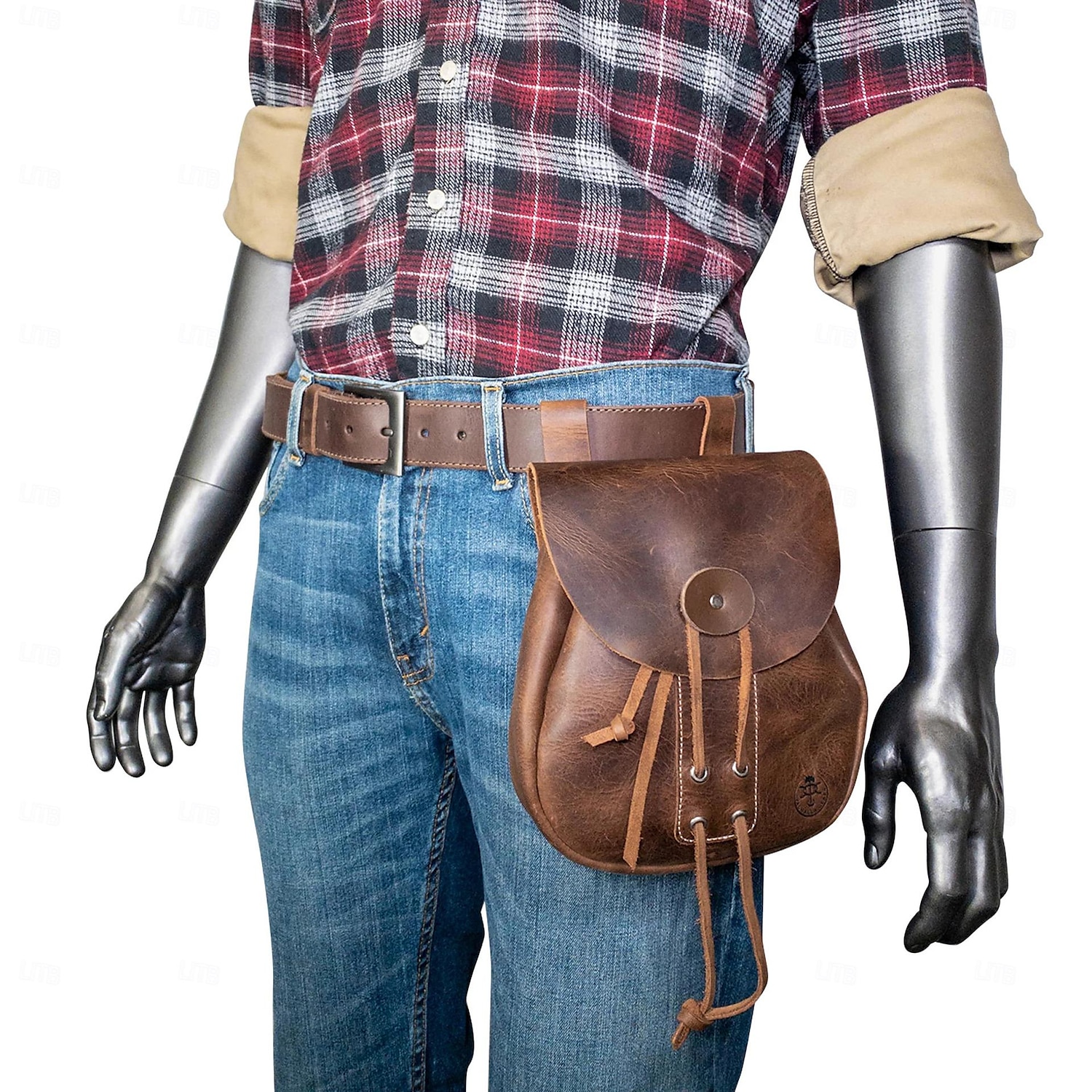 Retro Antiguo Medieval Renacimiento Accesorios Bolsa de cinturón Pirata Vikingo élfico Hombre Mujer Celta Vikingo Carnaval Mascarada LARP Adultos Maleta 2025 - $34.99 –P3
