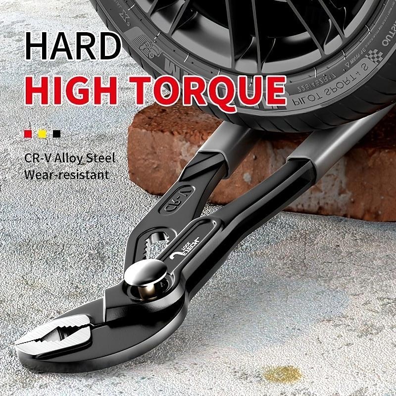 Water Pump Pliers Quick-Release Plumbing Pliers Pipe Wrench Adjustable Water Pipe Clamp Pliers Household Hand Tools Multi-functional Kitchen Sink Spanner Wrench That Defend Bath 2025 - $12.99 –P6