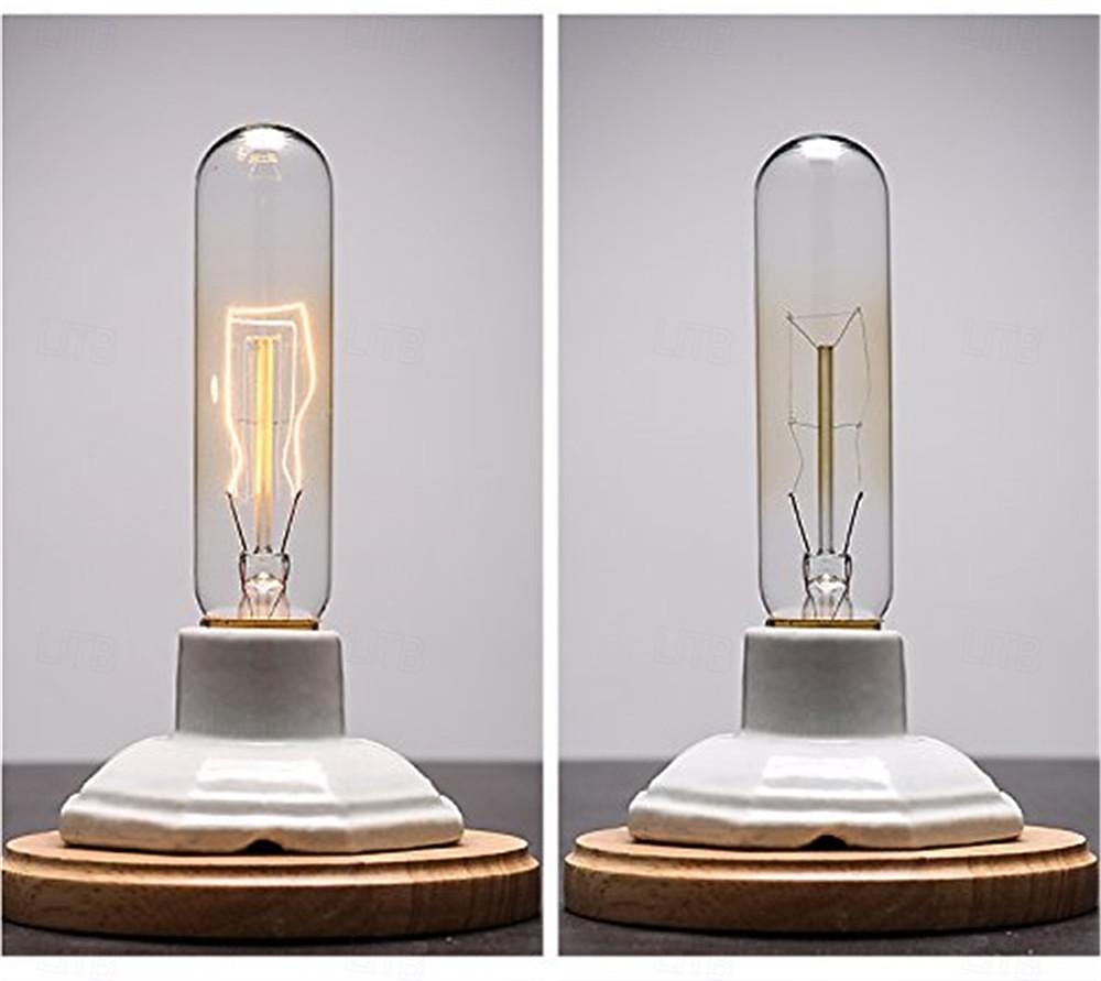 1/6 buc. reglabil t10 e27 40 w bec edison vintage bec industrial incandescent lampă retro antică ac220-240v 2026 - $21.66 –P3