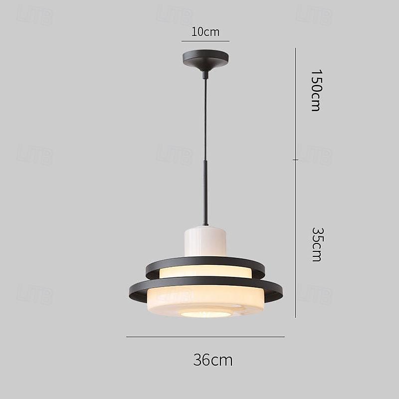 LED Pendant Light Glass Metal Middle Century Bauhaus Equator 36cm Glass Hanging Lamps 110-240V 2025 - $499.99 –P1