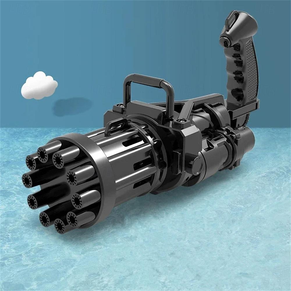 macchina elettrica per bolle Gatling, soffiatore automatico per acqua e sapone, pistola per bambini, spiaggia estiva, giocattoli per bambini all'aperto del 2025 a $23.99 –P5