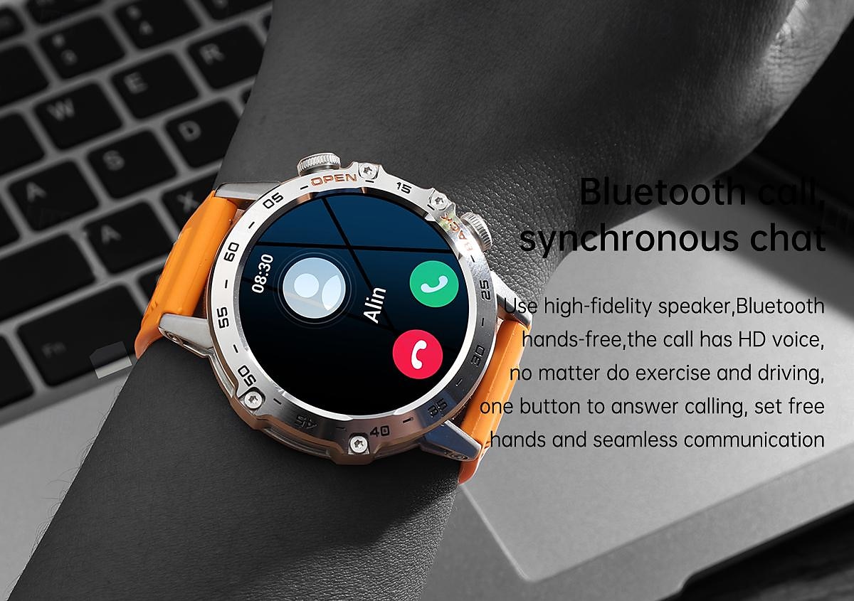 K52 Smart Watch Men 1.39inch IPS Screen Bluetooth Call Custom Dial Heart Rate Health Monitoring Outdoor Sport Smartwatch 2025 - $67.99 –P5