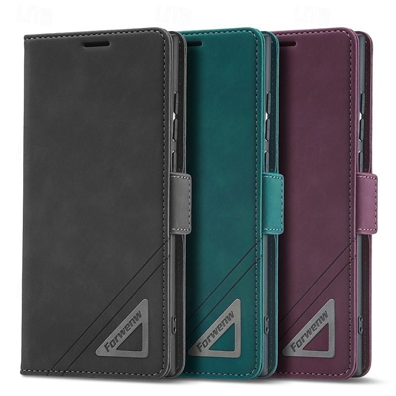 телефон Кейс для Назначение SSamsung Galaxy S24 S23 S22 S21 Ultra Plus A54 A34 A14 Примечание 20 10 Кошелек для карт Откидная подножка Разъем для карты Защита от удара Ретро ТПУ Кожа PU 2025 - $17.99 –P1