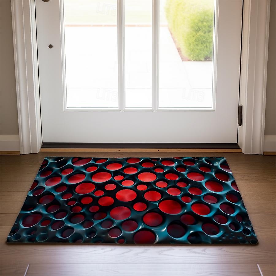 Honeycomb Vortex Doormat Floor Mats Washable Rugs Kitchen Mat Non-Slip Oil Proof Rug Indoor Outdoor Mat Bedroom Decor Bathroom Mat Entrance Rug 2025 - $16.99 –P5