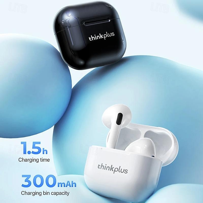 Lenovo LP40 Auriculares verdaderamente inalámbricos TWS auriculares Bluetooth 5.1 estéreo con caja de carga emparejamiento automático para Apple Samsung Huawei Xiaomi MI uso diario viajes uso al aire 2025 - $25.99 –P17