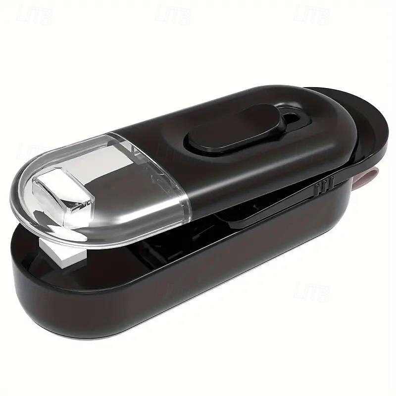 Scelleuse à chargement usb pour sac de collation domestique, scelleuse intégrée pour sac alimentaire, mini scelleuse pratique de 2025 ? $18.99 –P4