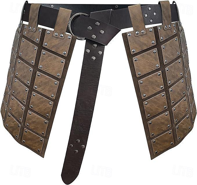Punk & Gothic Mittelalterlich Renaissance Rock Taillengürtel Krieger Wikinger Ranger Bogenschießen Einfarbig Herren Vikinger Halloween Karneval Maskerade Maskerade LARP Renaissance-Messe Erwachsene 2025 - $42.99 –P4
