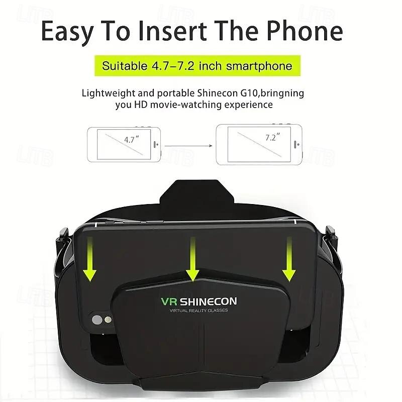 3D VR Headset Smart Virtual Reality Glasses VR Helmet For IPhone/Android Smartphones Phone Lenses With Controllers Binoculars 2025 - $25.99 –P8