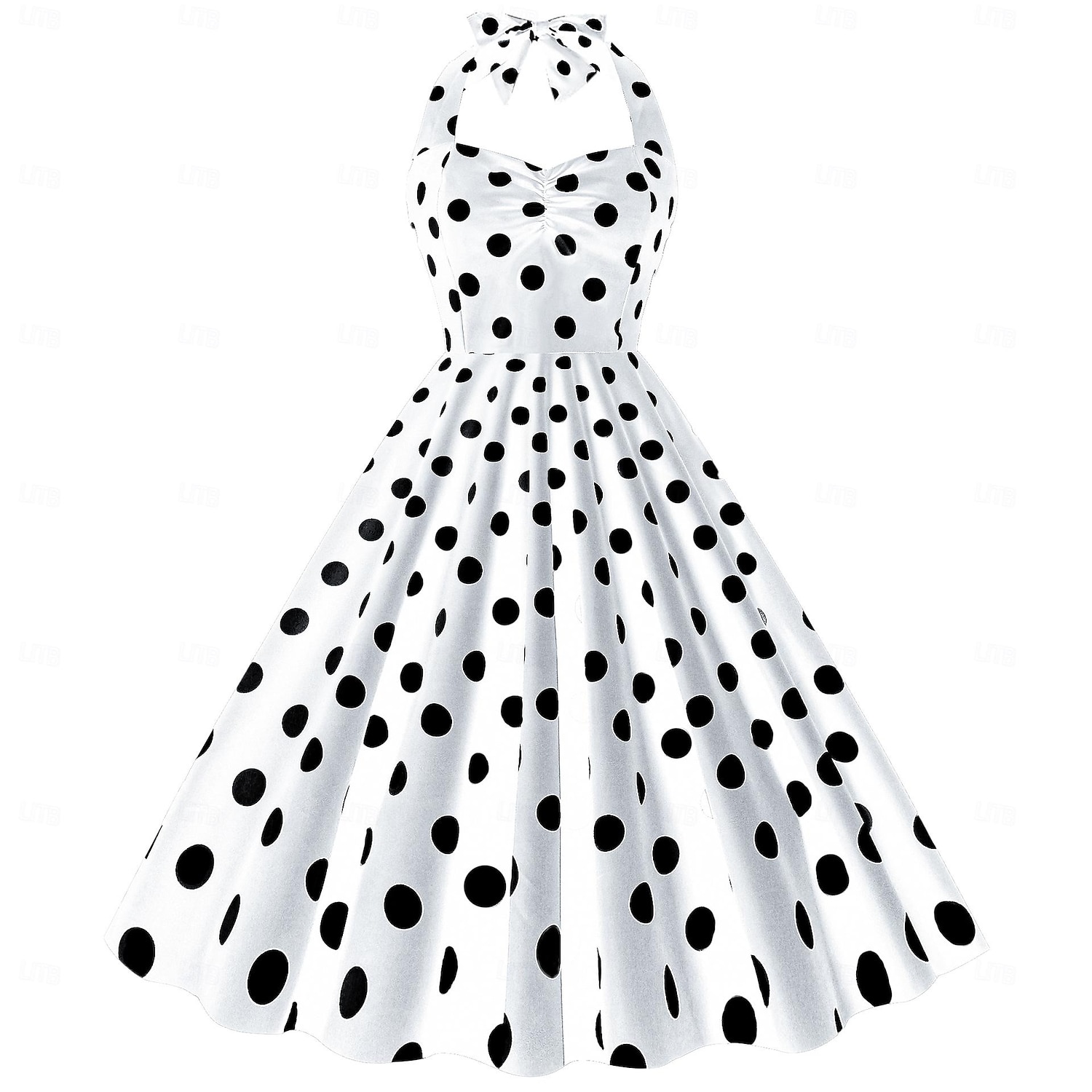 Retro Vintage 1950s Rockabilly Dress Swing Dress Polka dots Women's Carnival Masquerade Daily Wear Bachelorette Party Adults Dress Homecoming Dresses 2025 - $24.99 –P7