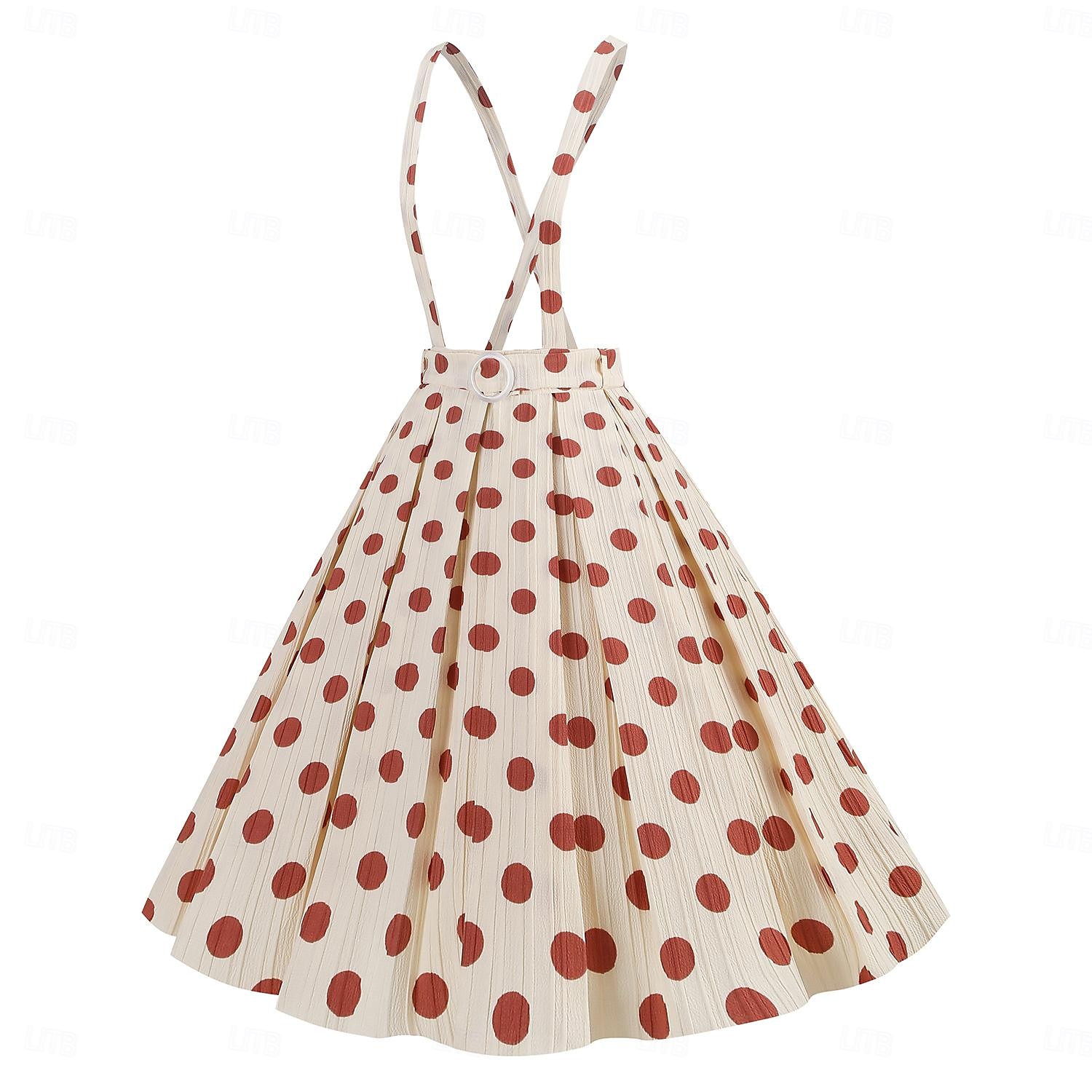 Retró 1950-es Rockabilly Szoknya Swing ruha Flare ruha Pöttyös Női Mindszentek napja Álarcos mulatság Hétköznapi Lánybúcsú Felnőttek Szoknya Hazatérő ruhák 2025 - $29.99 –P3