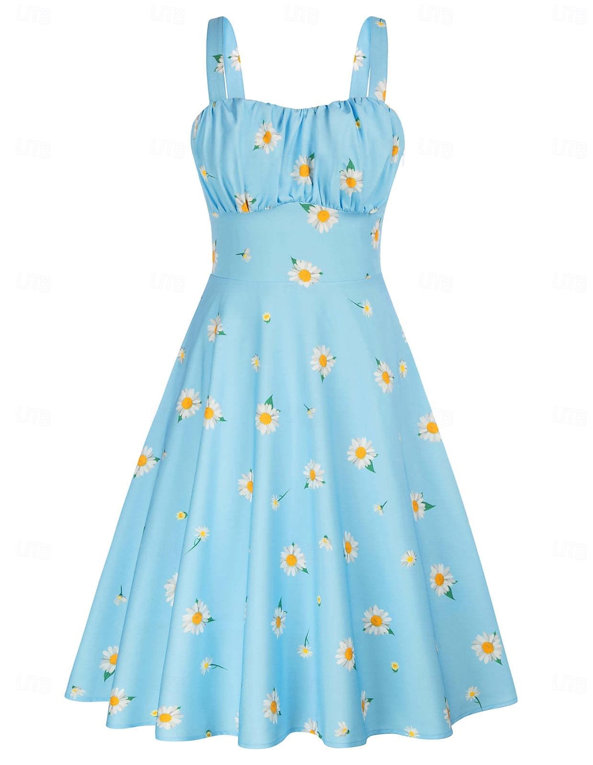 Retro 50. léta Rockabilly Ke kolenům Šaty Houpací šaty Flare šaty Lodičkový Květinový Ovoce Jahody Maškarní kostým Dámské Čajový dýchánek Běžné / Denní loučení se svobodou nevěsty Dospělí Šaty Šaty 2025 - $24.99 –P19