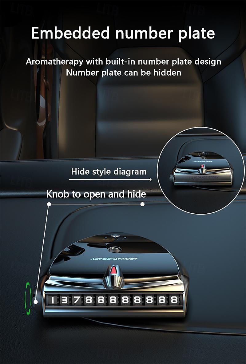Car Smart Aromatherapy Spray Parking Number to Remove Odor Car Perfume Seat Accessories Interior Decoration 2025 - $34.99 –P3