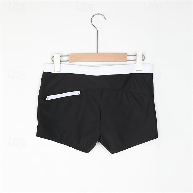 Men's Board Shorts Swim Shorts Swim Trunks Swim Briefs Drawstring Elastic Waist Zipper Pocket Solid Color Breathable Quick Dry Short Casual Daily Beach Fashion Classic Style ArmyGreen Black 2025 - $12.99 –P12