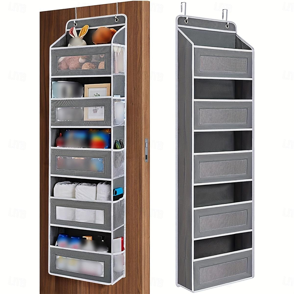 1pc dispositif de stockage de porte dispositif de stockage de voiture de camping à 5 couches dispositif de stockage de salle de bain rv dispositif de stockage de porte jouet couche chambre placard de 2025 ? $34.99 –P9