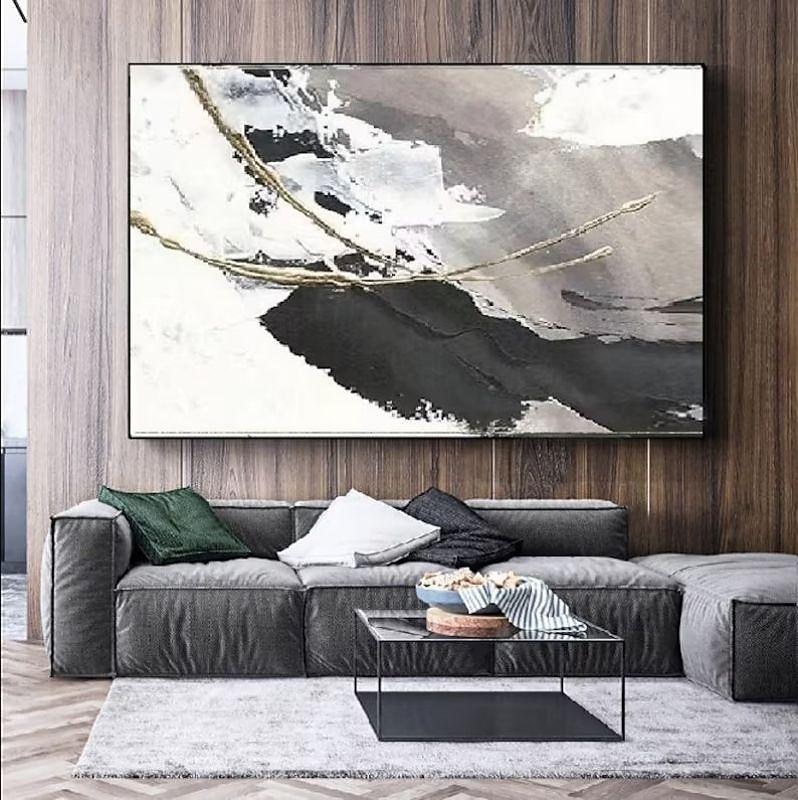 Handmade Oil Painting Canvas Wall Art Decoration Colorful Abstract ...