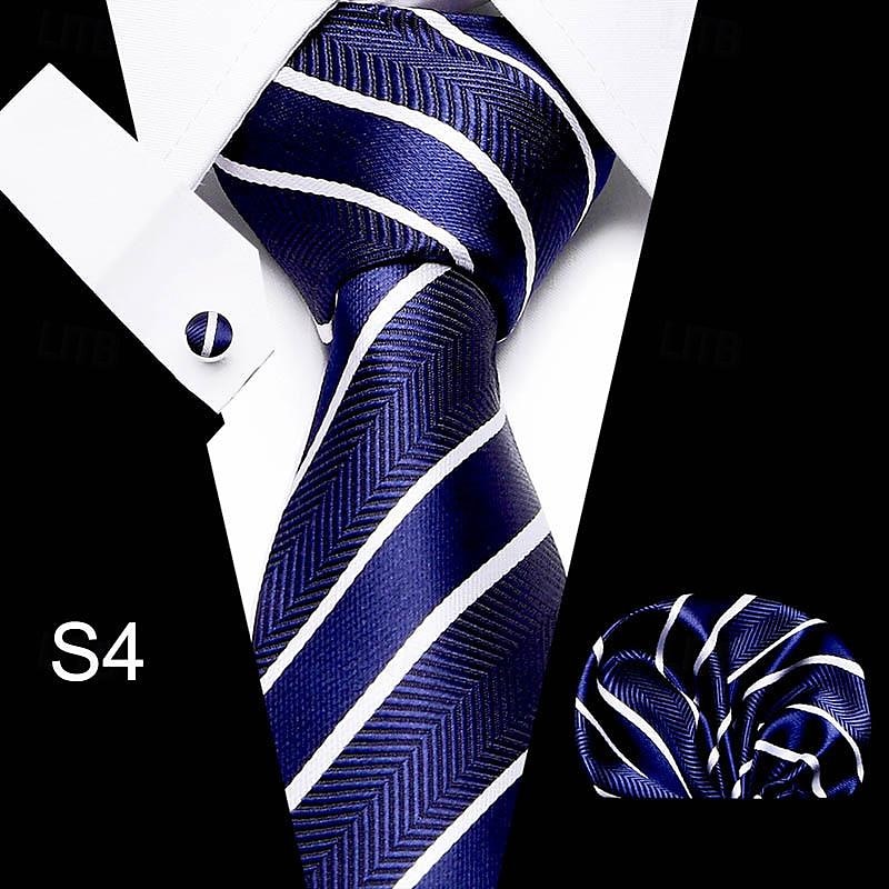 ammattimainen muodollinen pukeutuminen bisnessolmiot vaateasusteet liikemuotipaidat miesten solmiosarjat 2025 - $20.99 –P4