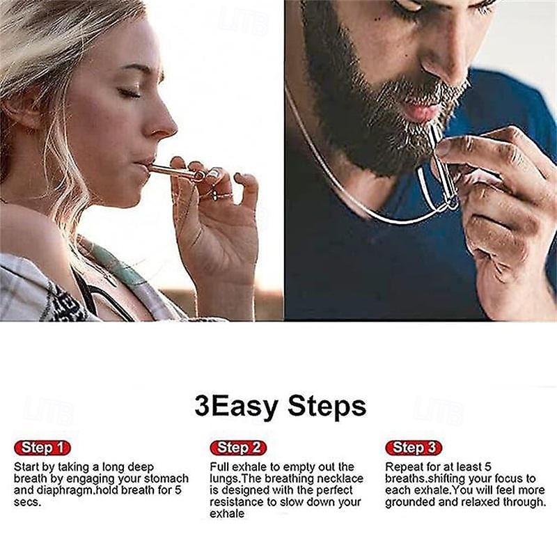 Ожерелье для прекращения курения Ожерелье для беспокойства Ожерелье для дыхания Ожерелье для прекращения курения Облегчение стресса Осознанное Ожерелье Ожерелье для медитации Подарок на День Святого 2026 - $15.49 –P4