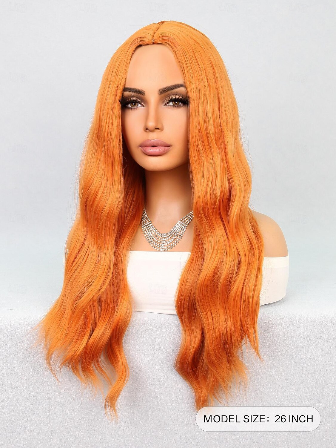 koningsdag pruiken Cosplay kostuum pruik Synthetische pruiken Natuurlijk golvend Middelste stuk Pruik 66.0 cm Oranje Synthetisch haar Dames Oranje 2026 - $19.49 –P3