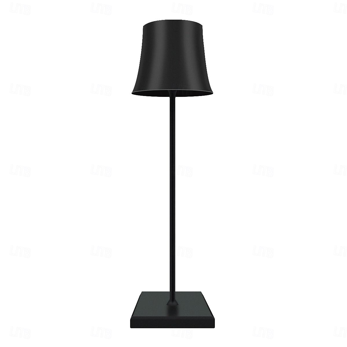 Portable Dimmable Table Lamp Cordless LED Lamp Aluminum Infinite Dimming Table Lamp Dining Room Bedroom Minimalist Type-C Rechargeable Battery Atmosphere Long Lasting 2025 - $52.99 –P10