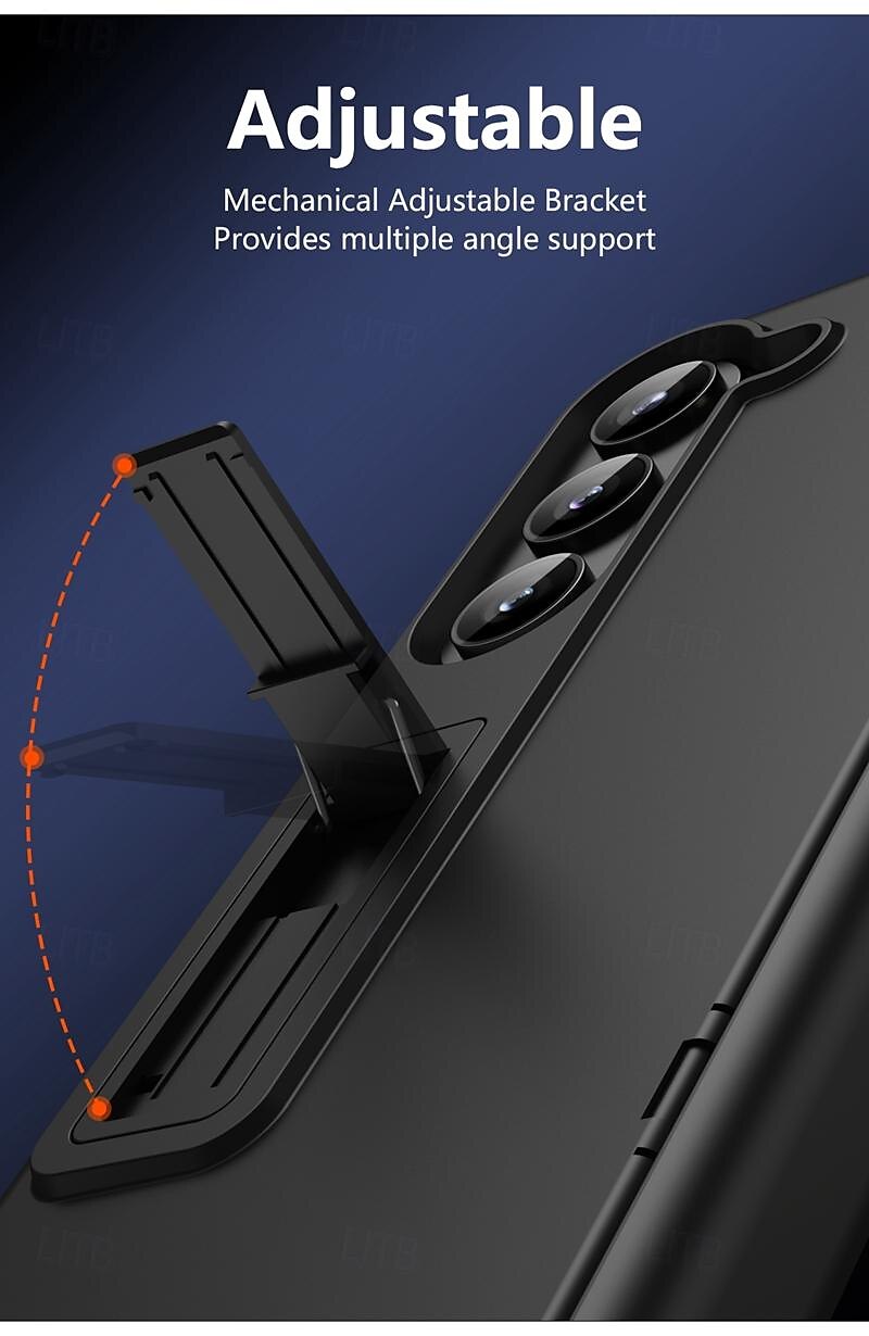 телефон Кейс для Назначение SSamsung Galaxy Z-сгиб 6 Z Fold 5 Z Fold 4 Z Fold 3 Кейс на заднюю панель со стендом и протектор экрана Полная защита тела броня ПК 2025 - $27.99 –P4
