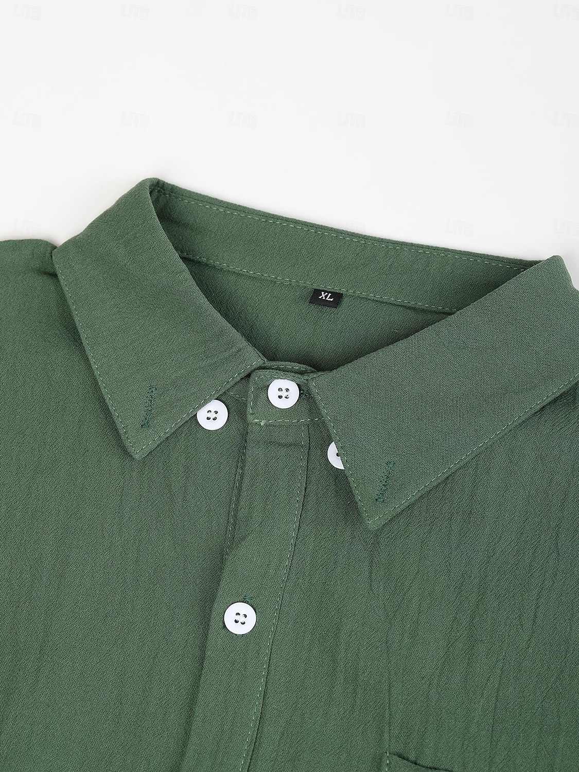 Voor heren Overhemd Linnen overhemd Zomer overhemd Strand hemd Overhemden zonder broek Effen Kleur Buiten Vakantie Zwart Bruin Groen Khaki Lange mouw Strijkijzer Lente & Herfst Kleding Button-omlaag 2026 - $24.99 –P8